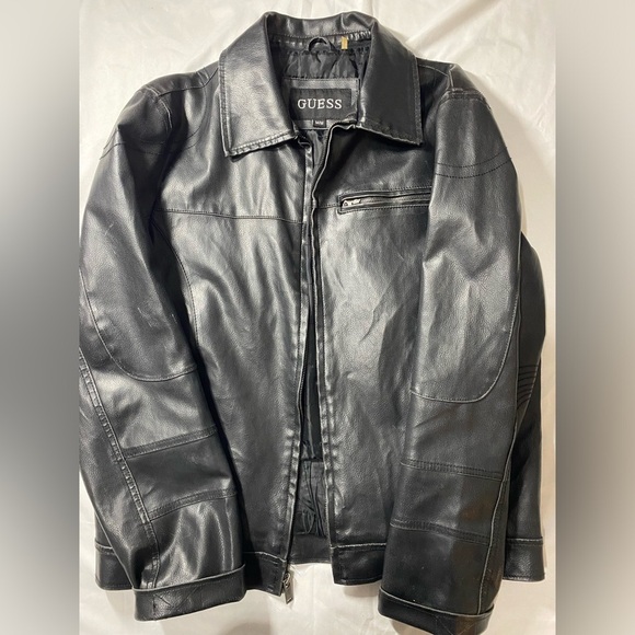 Vintage Guess Leather Jacket - Picture 1 of 8